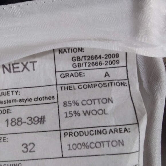 Next London Men's Suit Jacket and Pants Jacket 48" Pant 32" Brown - Western - Picture 5 of 14